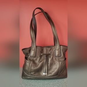 Women's Tignanello Handbag Medium size metallic
